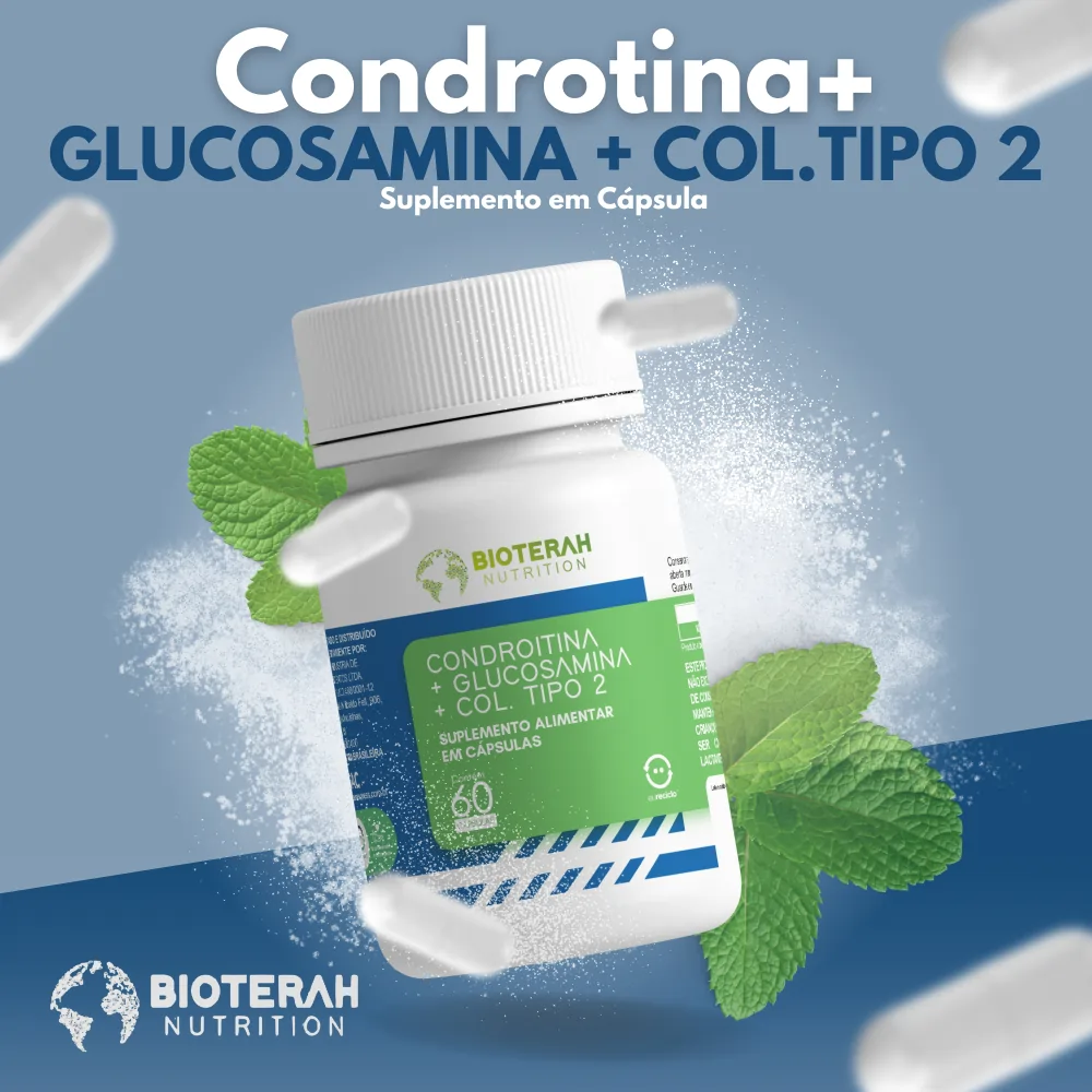 Suplemento de Condroitina para articulações - Bioterah