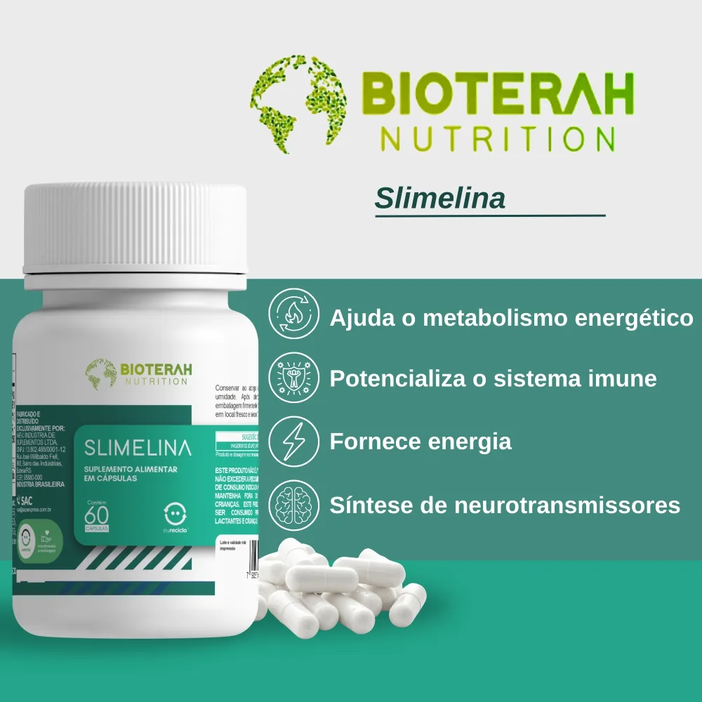 Suplemento de Slimelina da Bioterah Nutrition