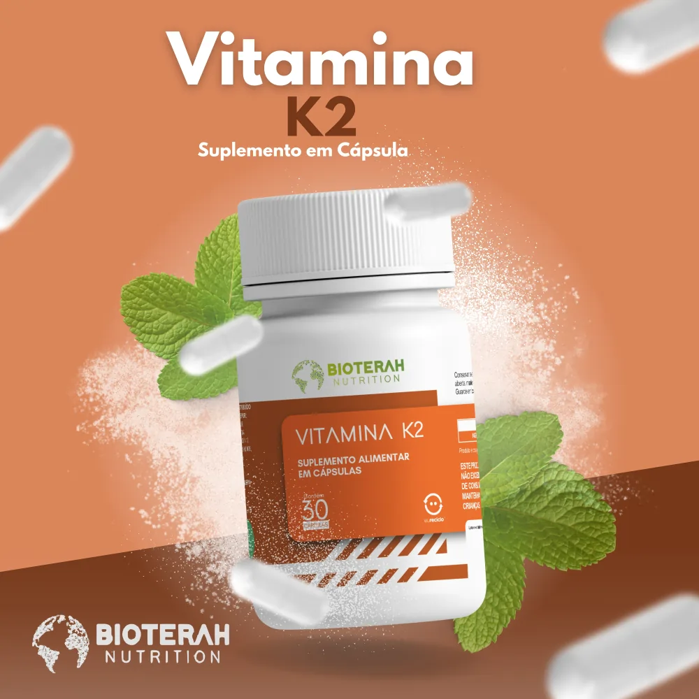 Suplemento de vitamina K2 da Bioterah